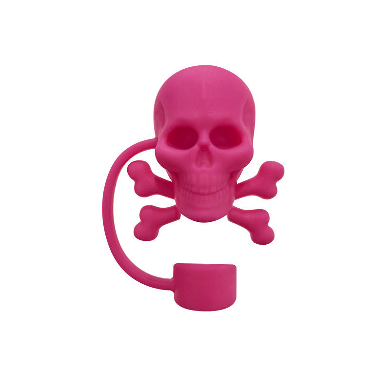 Halloween Theme 10mm Large Capacity Silicone Straw Plug