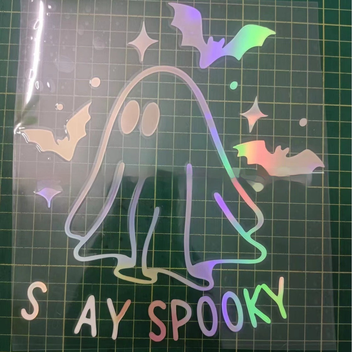 Car Body Halloween Ghost / Bat Reflective Sticker