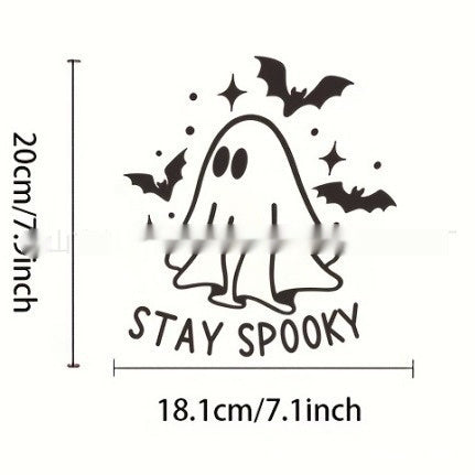 Car Body Halloween Ghost / Bat Reflective Sticker