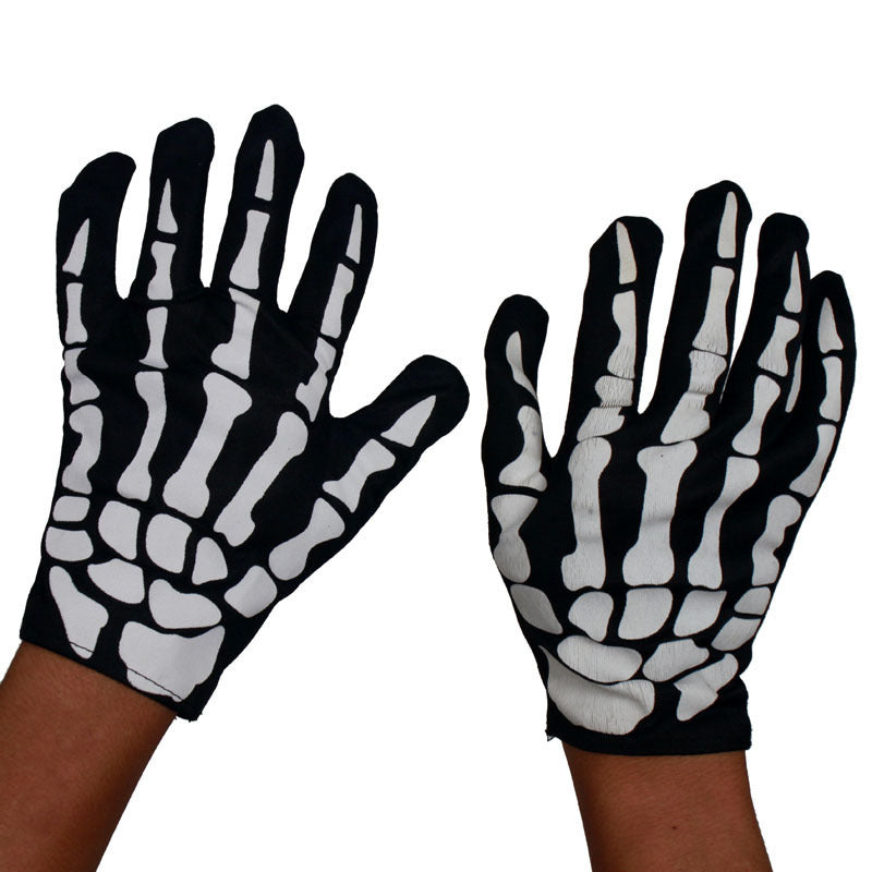 Skeleton and screaming ghost costume