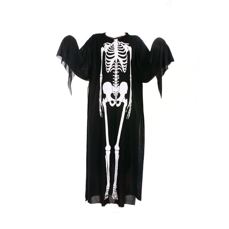 Skeleton and screaming ghost costume