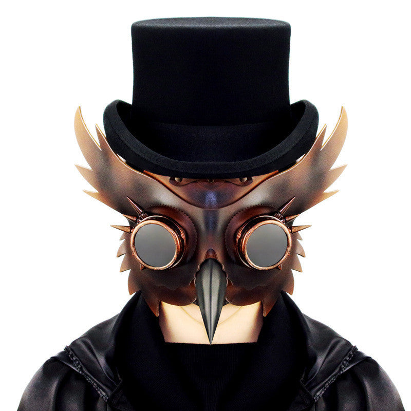 Steampunk Owl Mask w/ Goggles