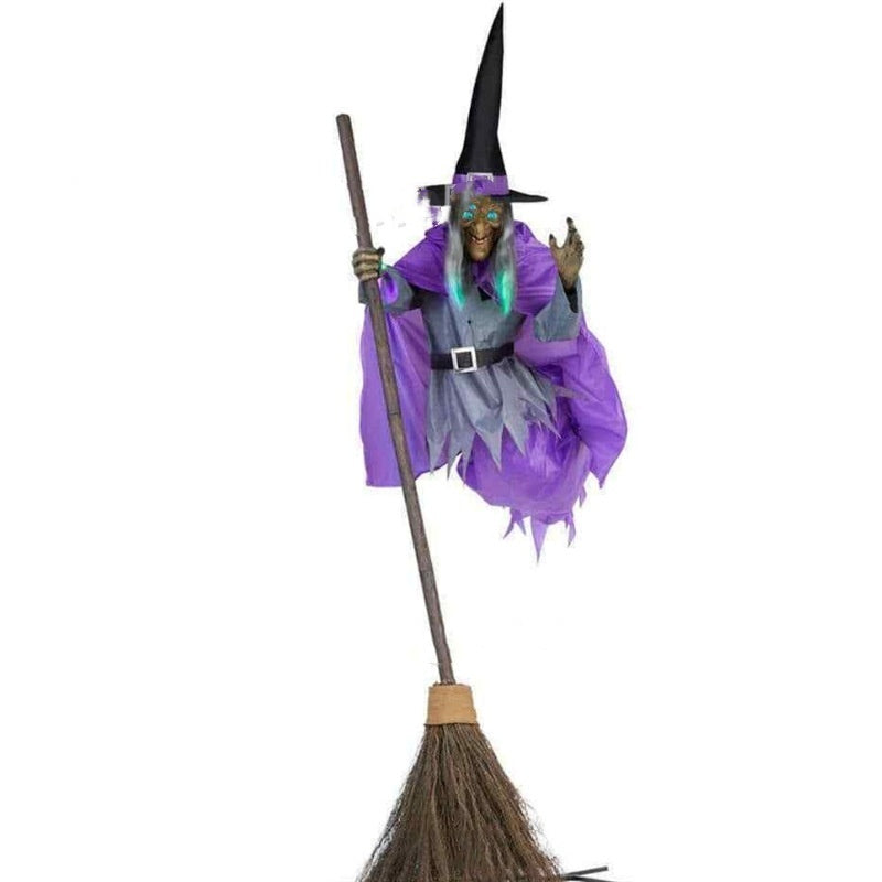 Halloween Outdoor Animatronic Flying Witch