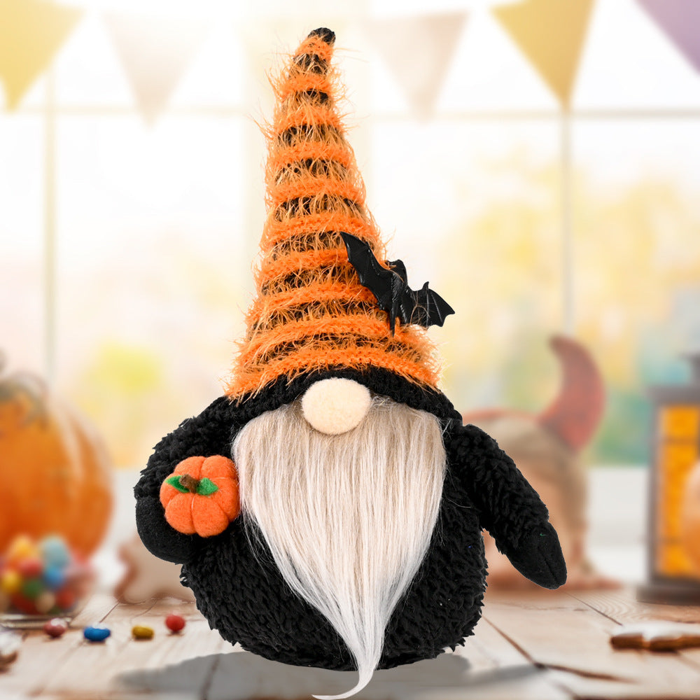 Halloween Pumpkin Bat Rudolf Faceless Baby Doll
