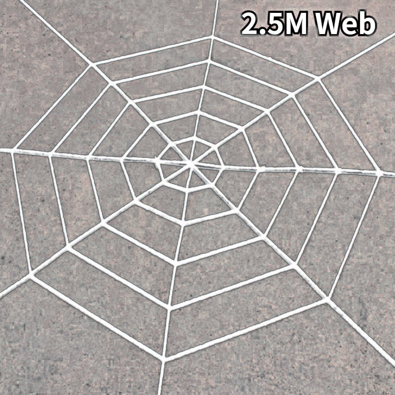 Halloween Plush Spider and/or Giant Web Haunted House Prop Indoor Outdoor Giant Decor