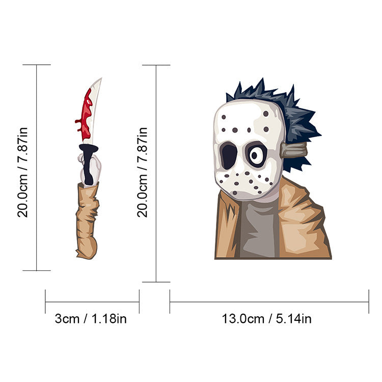 Halloween Rear Windshield Wiper Appliques