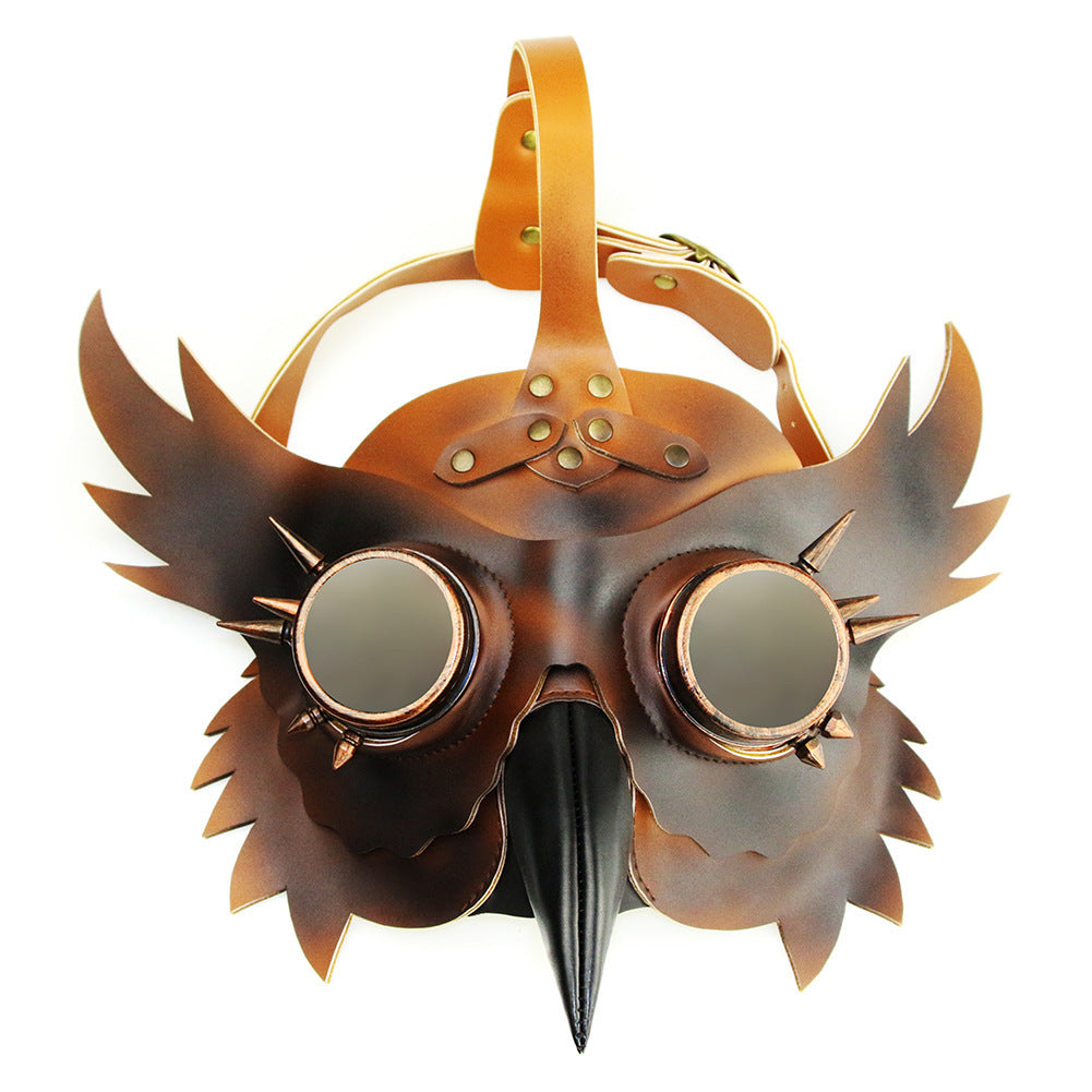 Steampunk Owl Mask w/ Goggles