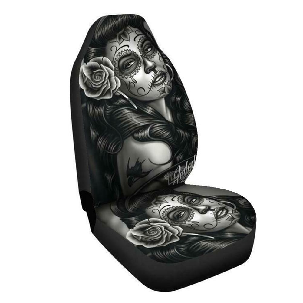 Dia De Los Muertos Car Seat Covers