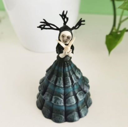 Creepy Witch Resin Figurines