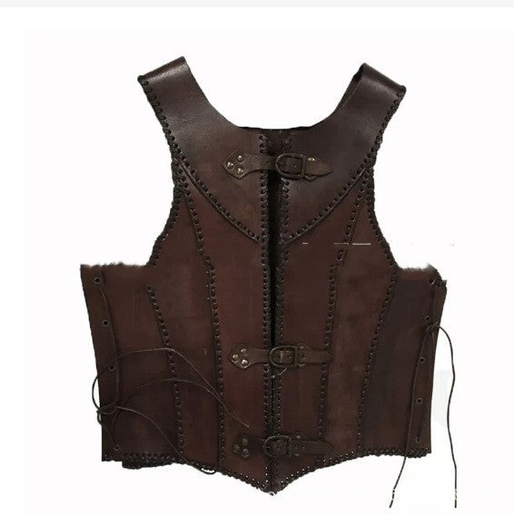 Medieval Retro Handmade Armor Vest w/Buckles