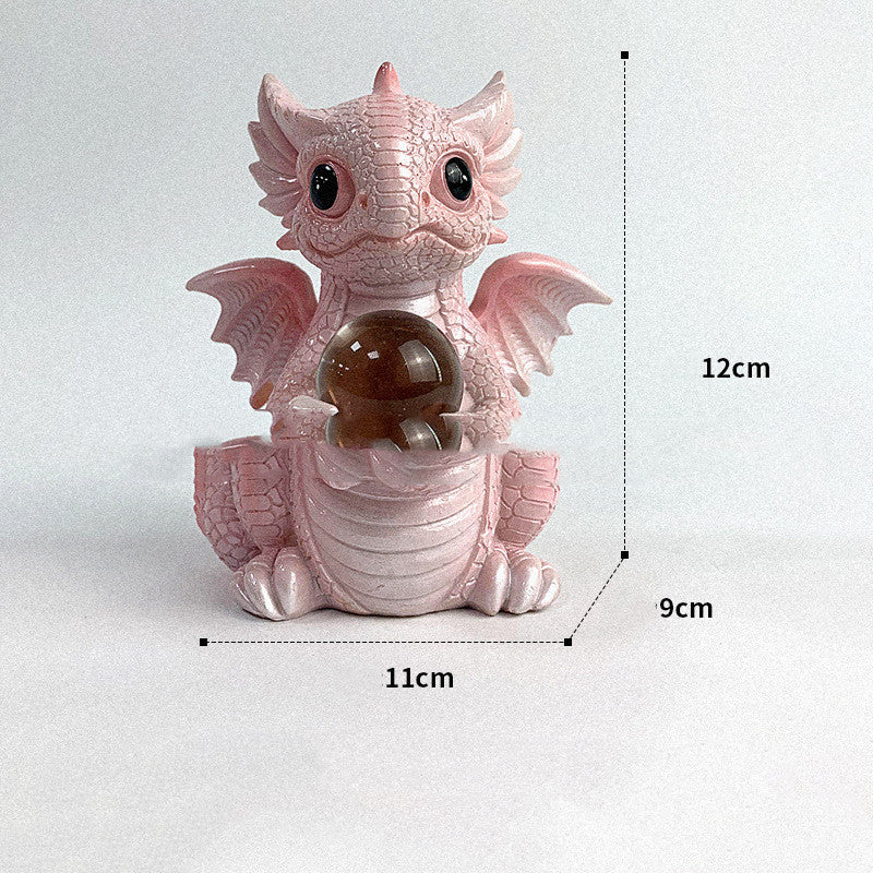 Dragon w/ Glowing Orb