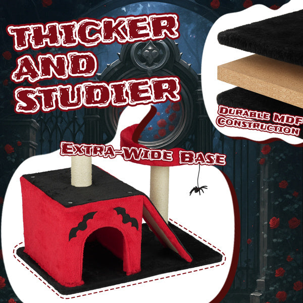 Halloween Cat Climbing Frame Gothic Cat Tree