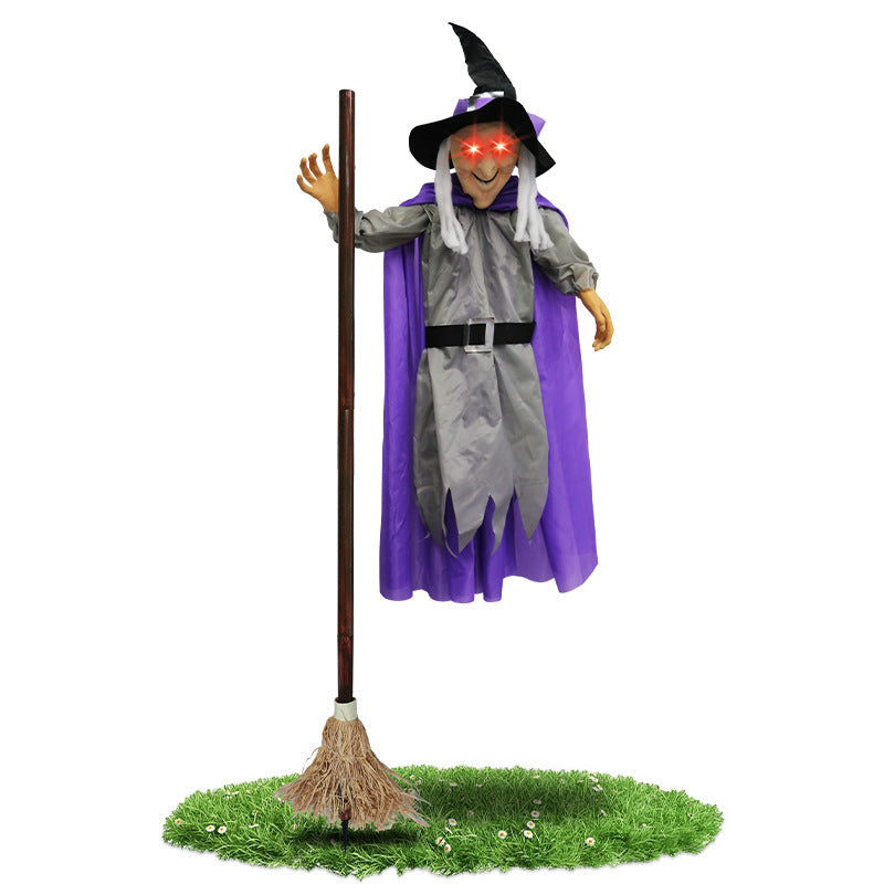 Halloween Outdoor Animatronic Flying Witch
