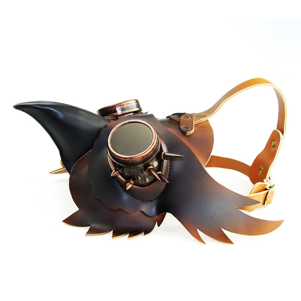 Steampunk Owl Mask w/ Goggles