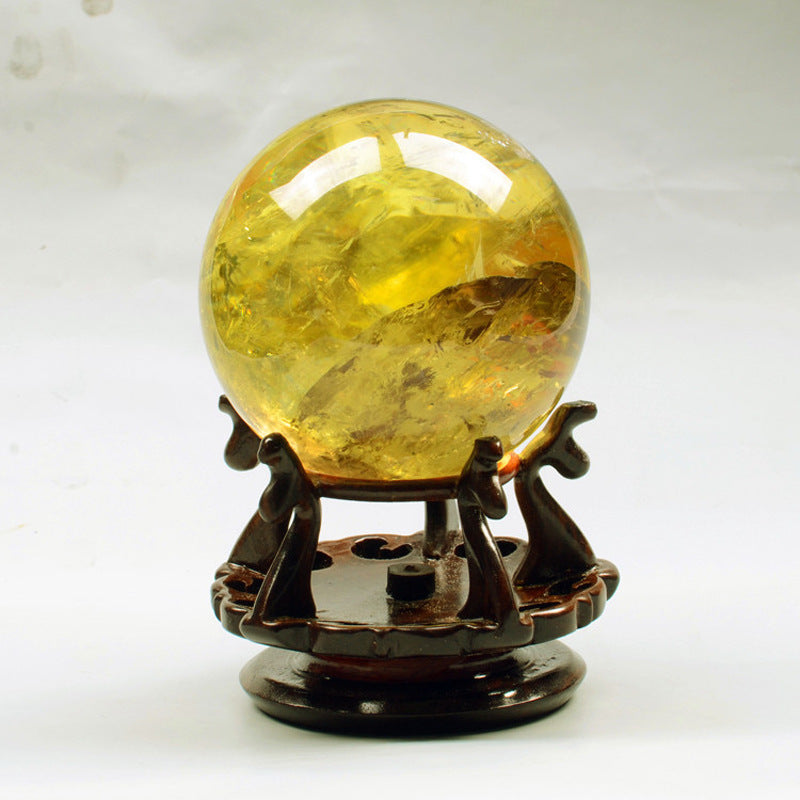 Natural Topaz Crystal Ball