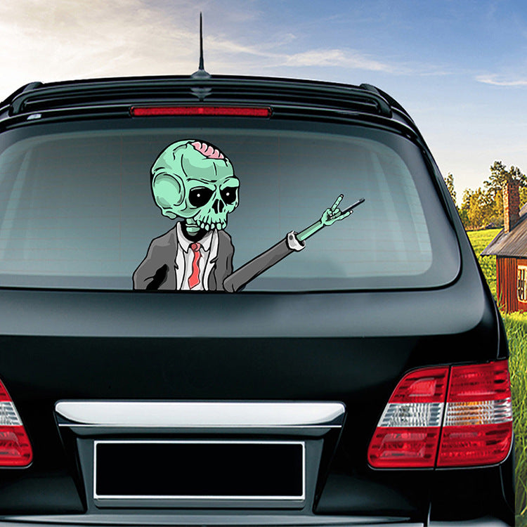 Halloween Rear Windshield Wiper Appliques