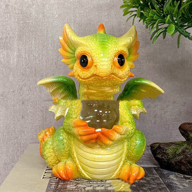 Dragon w/ Glowing Orb