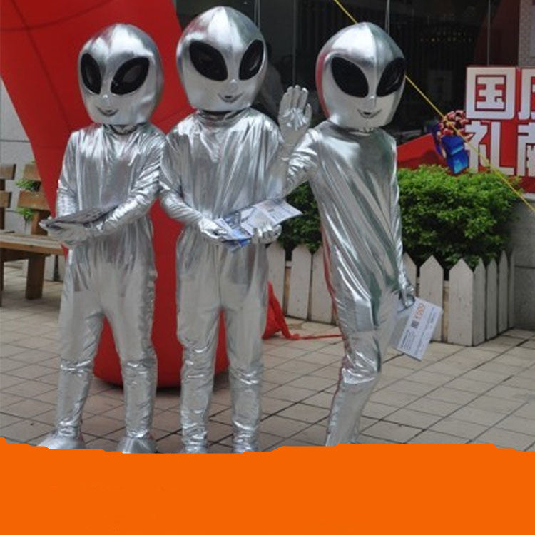 Silver Alien Costume