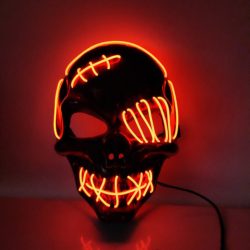 Scar One-eyed Pirate Led Glowing EL Mask