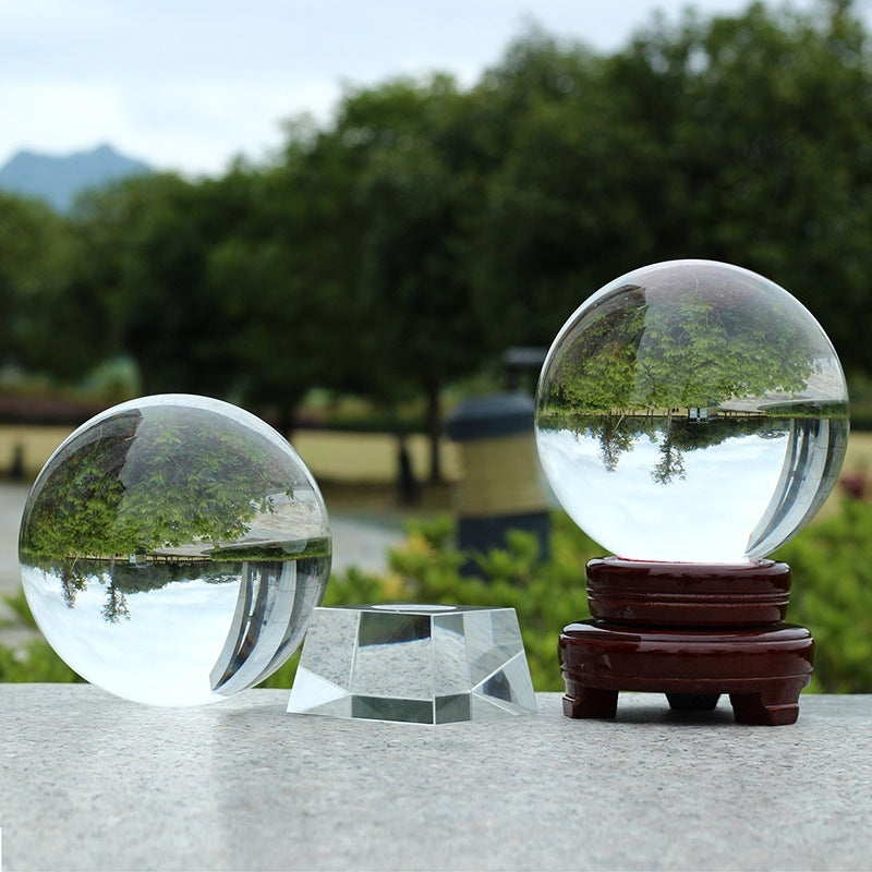 Transparent Color Carved Crystal Ball Glass Ball