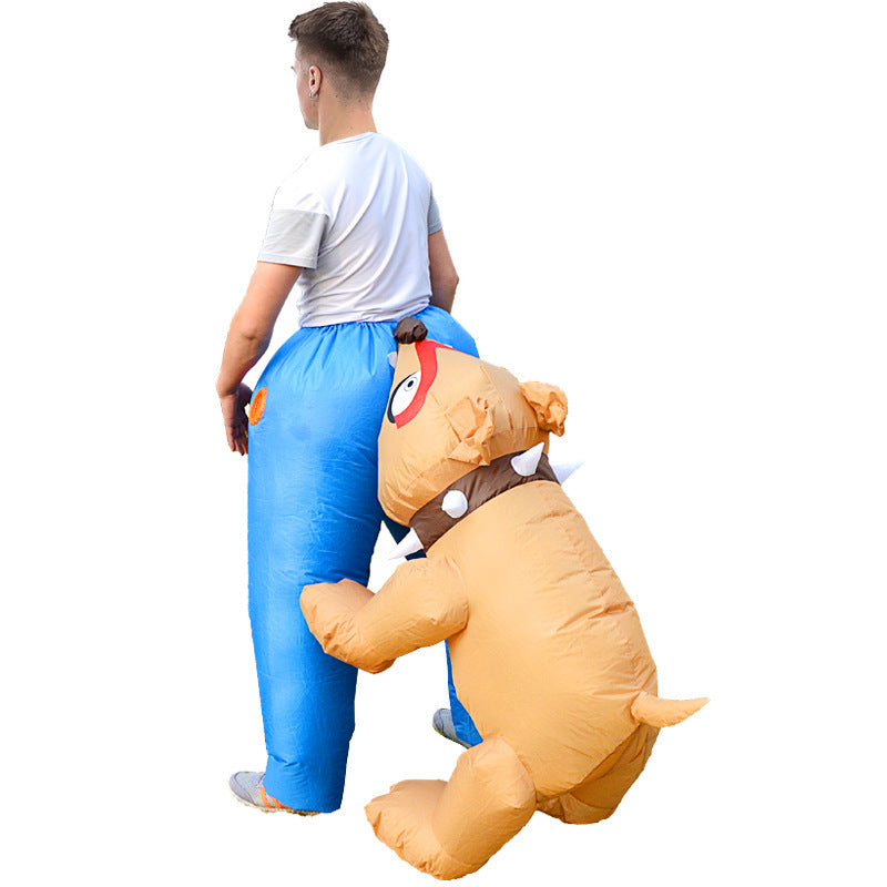 Inflatable Dog Biting Butt Costume