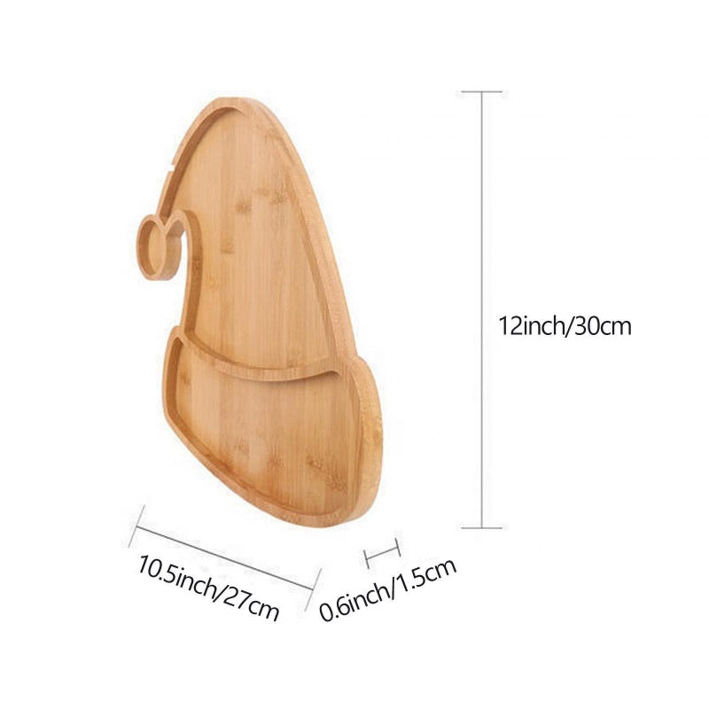 Santa Hat Wooden Serving Tray