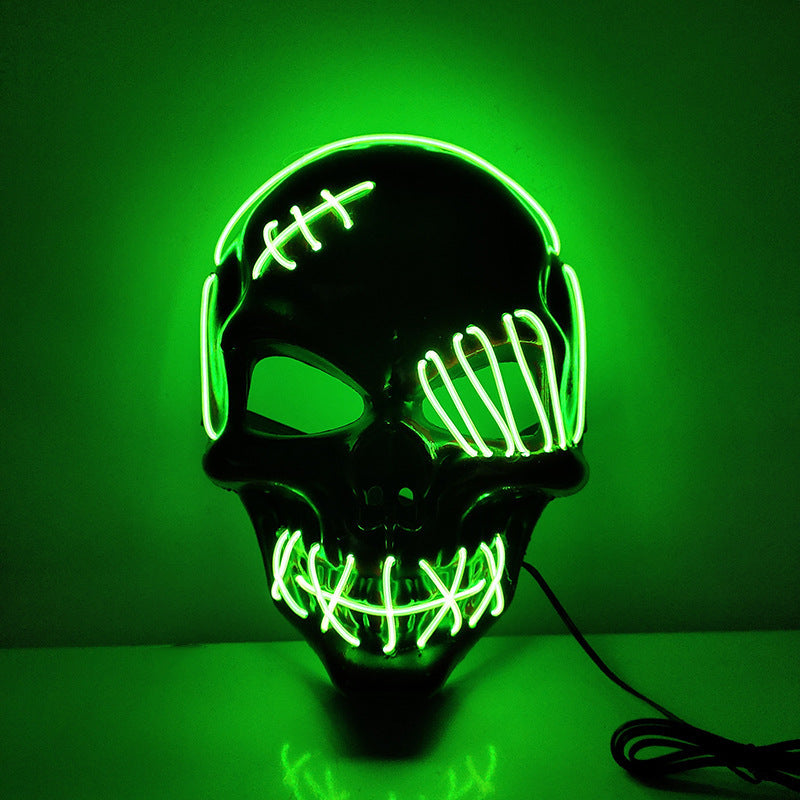 Scar One-eyed Pirate Led Glowing EL Mask