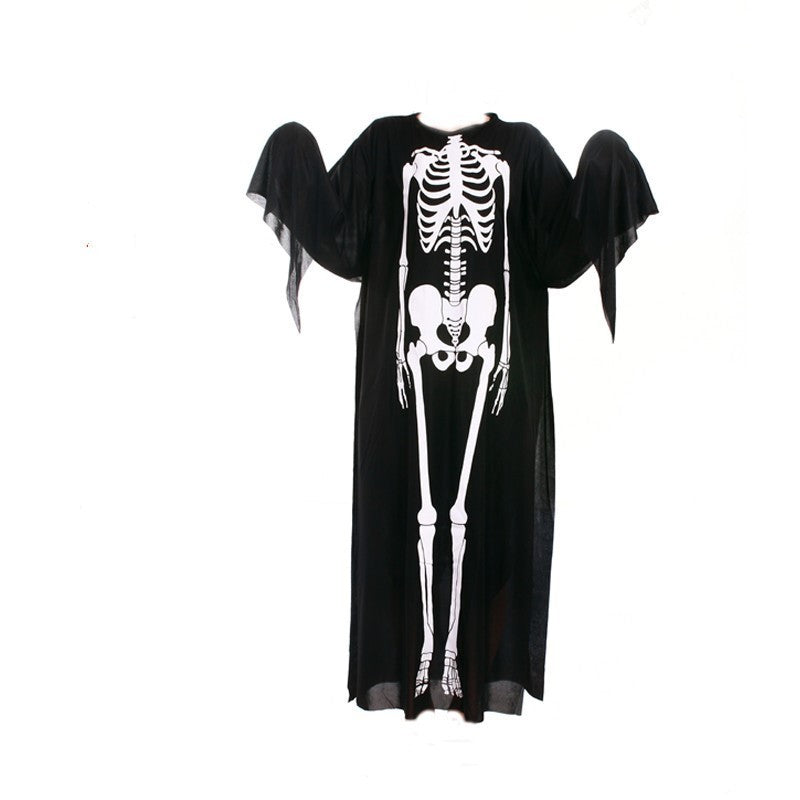 Skeleton and screaming ghost costume