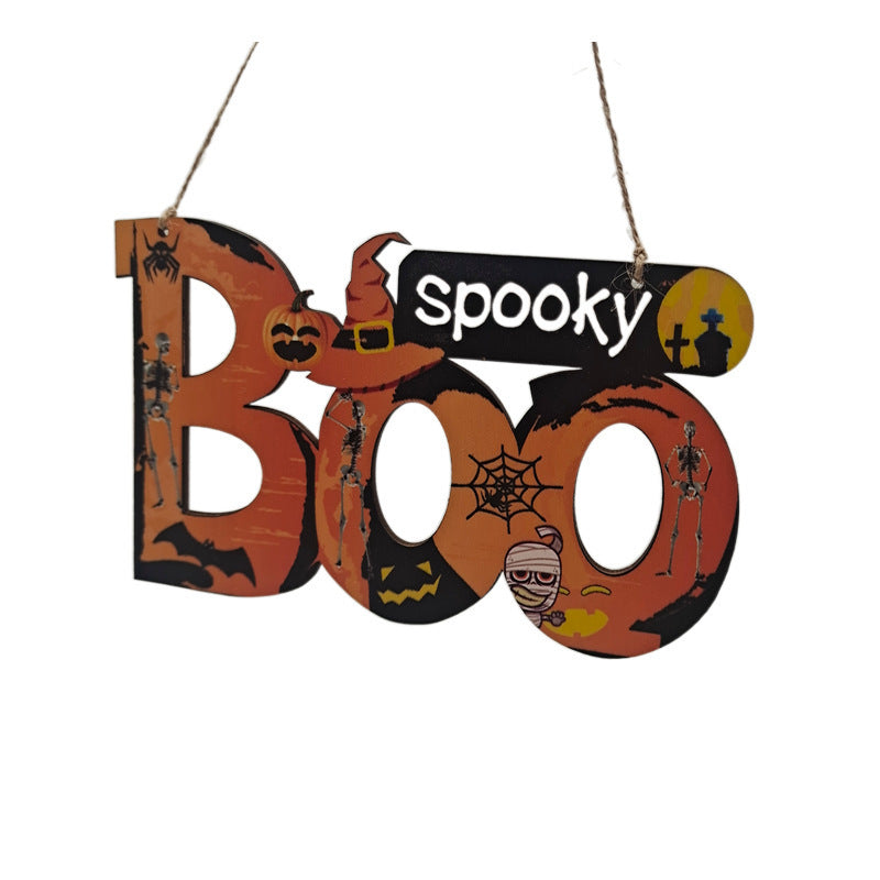 Halloween Wooden Hanging Decorations Various styles