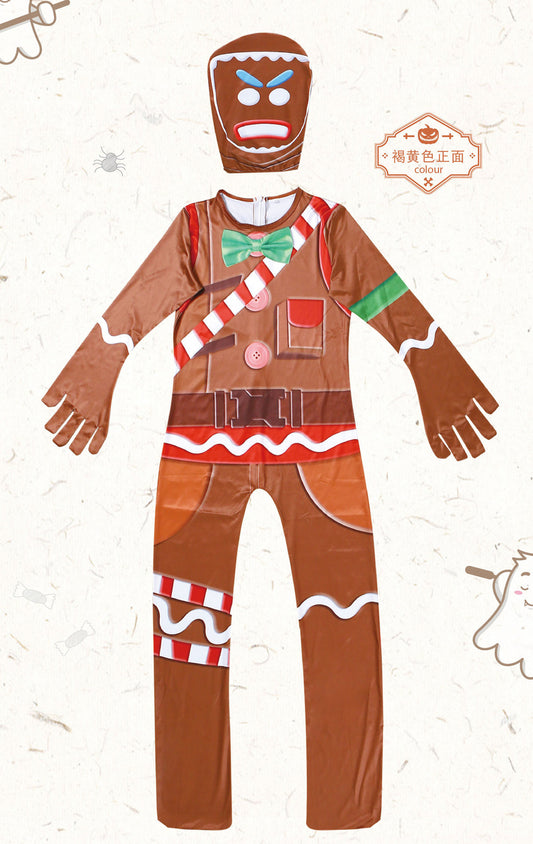 Gingerbread Man or Skeleton Halloween Costume