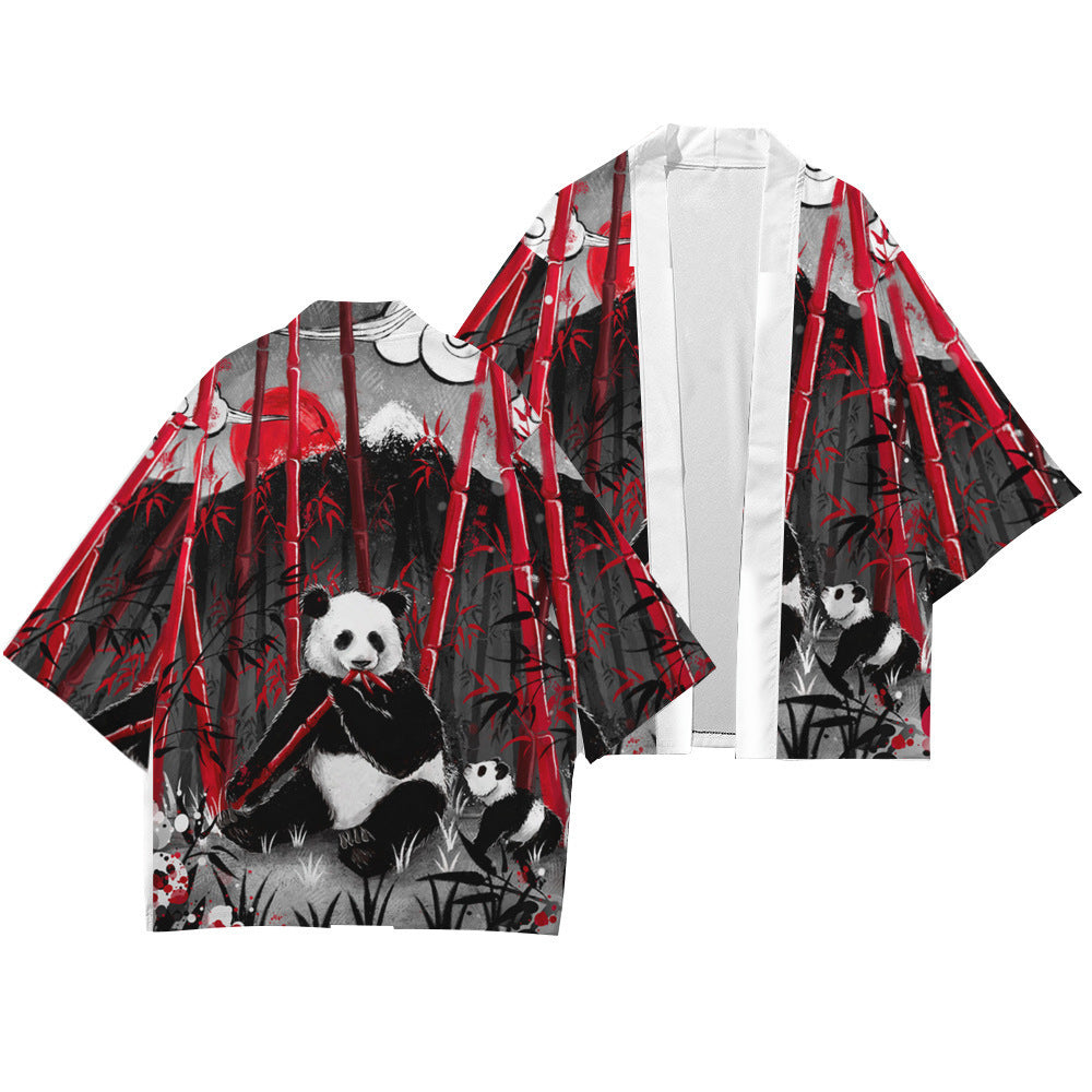 Chinese Style Longteng Picture National Fashion Retro Han Ukiyo-e Cloak Harajuku