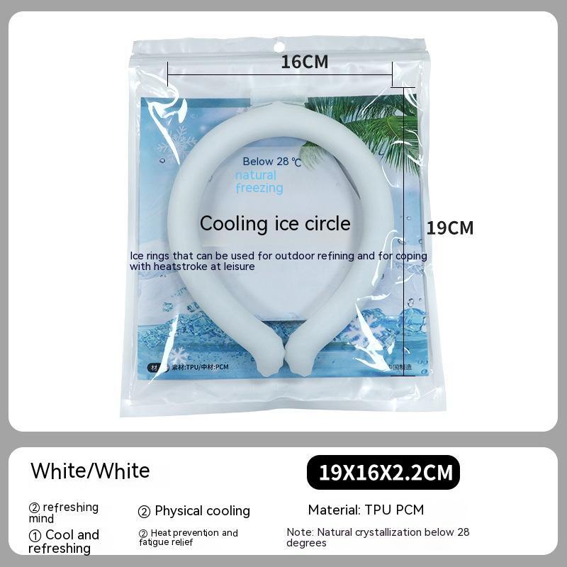 Portable Cooling Neck Ring – Reusable Ice Cold Collar for Outdoor Sports