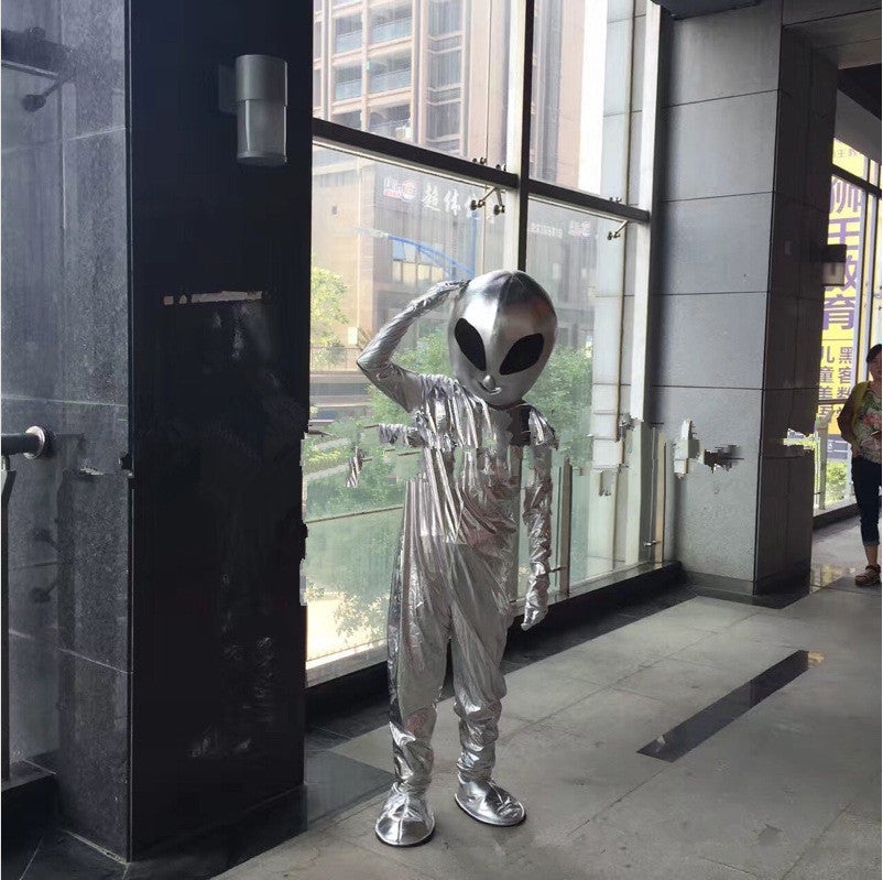 Silver Alien Costume
