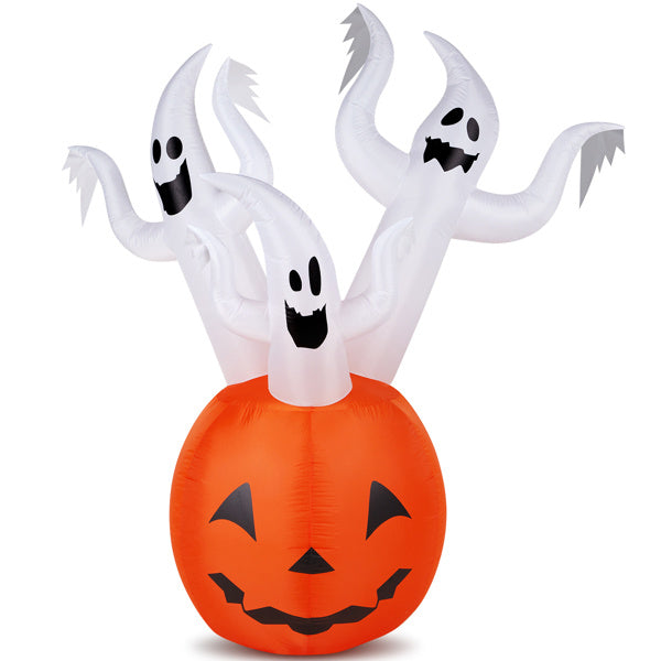 5.9 FT  Scary Inflatable Pumpkin Ghost
