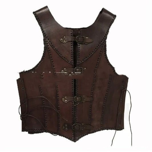 Medieval Retro Handmade Armor Vest w/Buckles