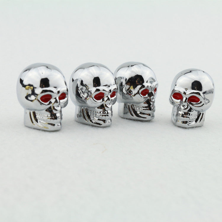 Skull Tire Valve Stem Covers