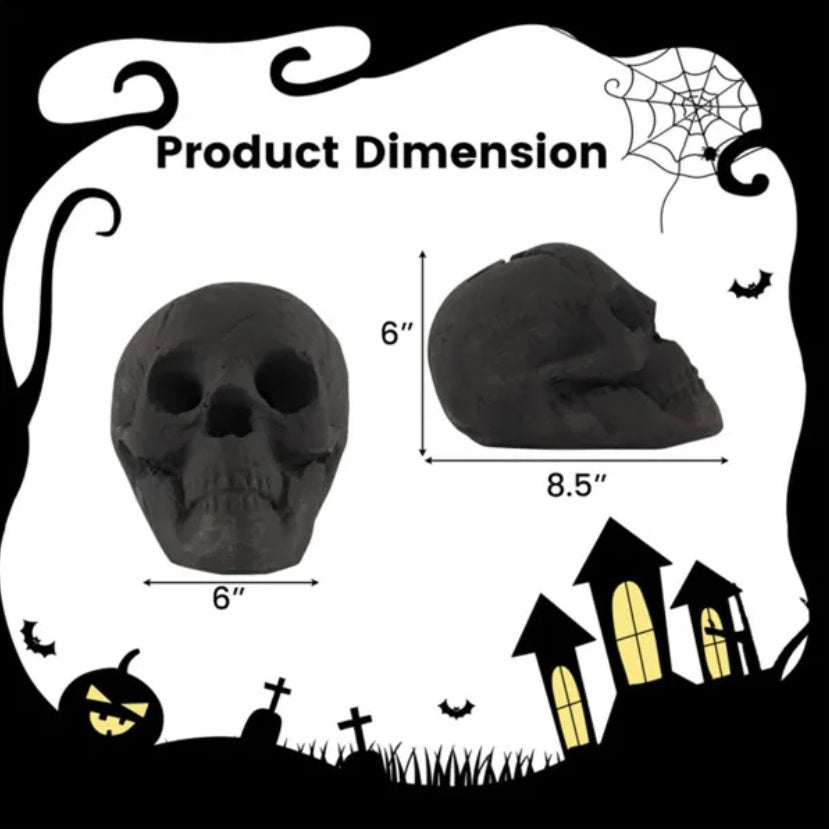 Realistic Fire Pit Skull