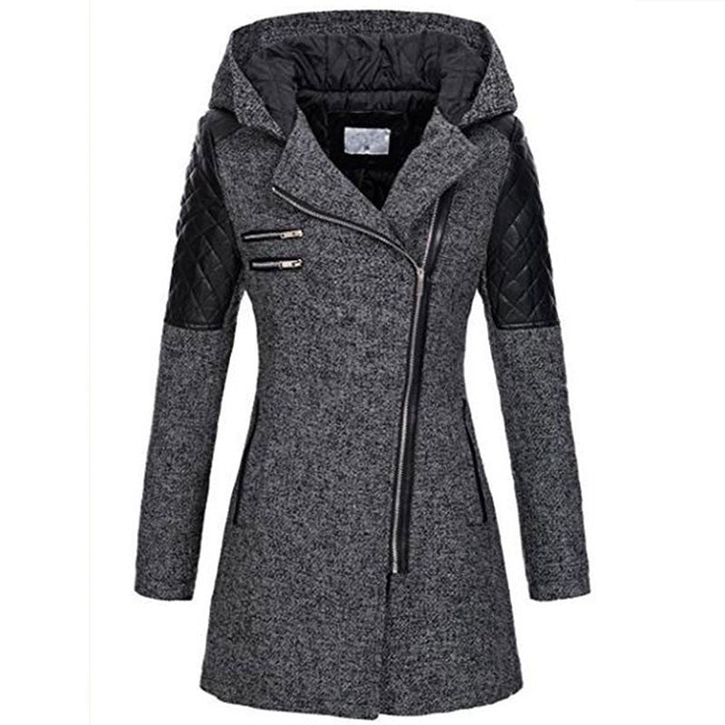 Women's Mid-Length Slimming Woolen Coat