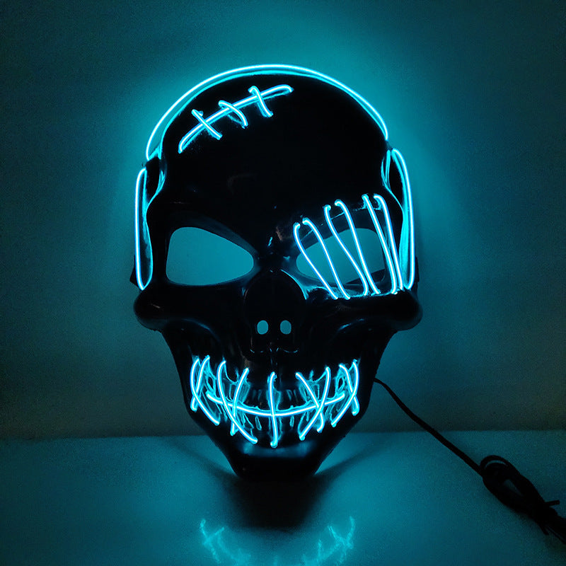 Scar One-eyed Pirate Led Glowing EL Mask