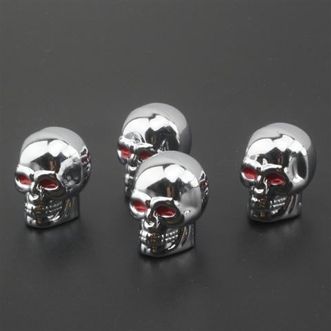 Skull Tire Valve Stem Covers