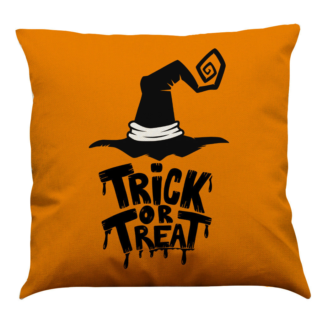 Halloween Cotton Linen Sofa / Car Cushion Pillowcase