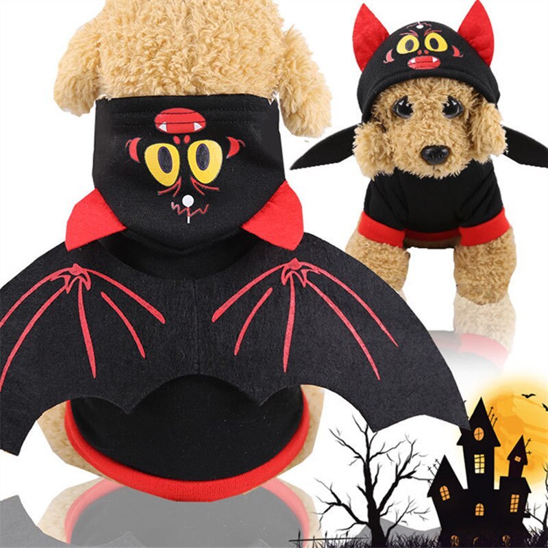 Halloween Bat Wings Pet Costume