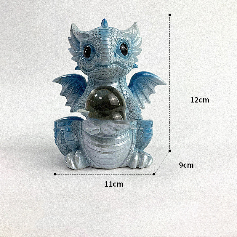 Dragon w/ Glowing Orb