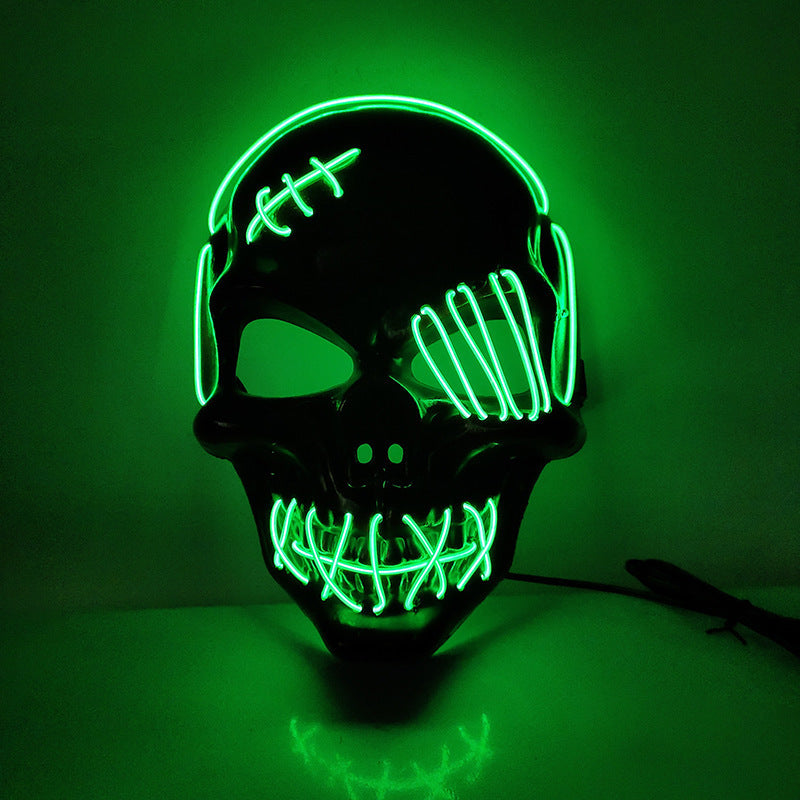 Scar One-eyed Pirate Led Glowing EL Mask