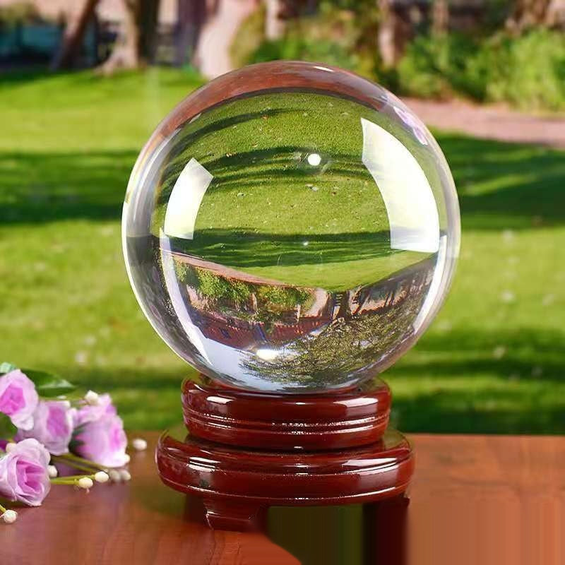 Transparent Color Carved Crystal Ball Glass Ball