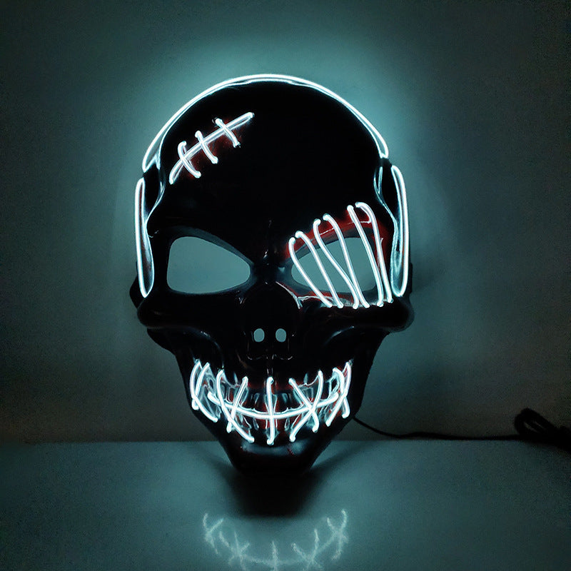 Scar One-eyed Pirate Led Glowing EL Mask