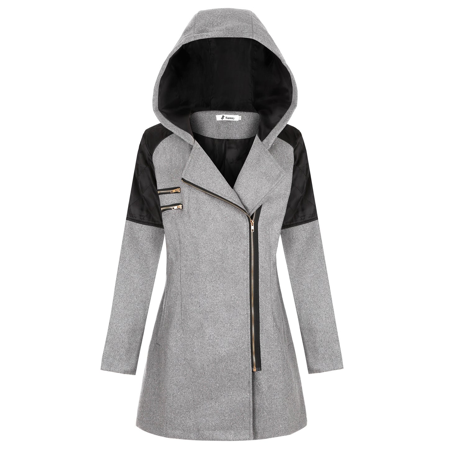 Women's Mid-Length Slimming Woolen Coat