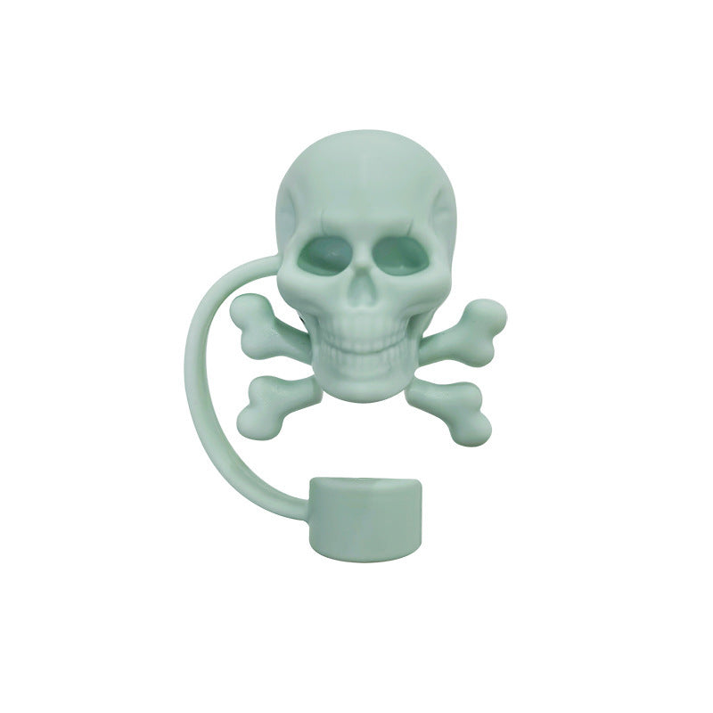 Halloween Theme 10mm Large Capacity Silicone Straw Plug