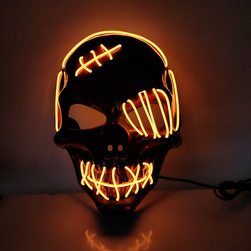 Scar One-eyed Pirate Led Glowing EL Mask