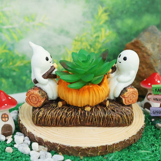 Ghost Campfire Ornaments
